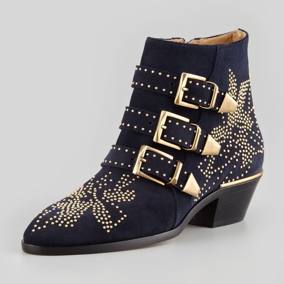 Chloe Shoes - Chloe studded ankle boots 37.5